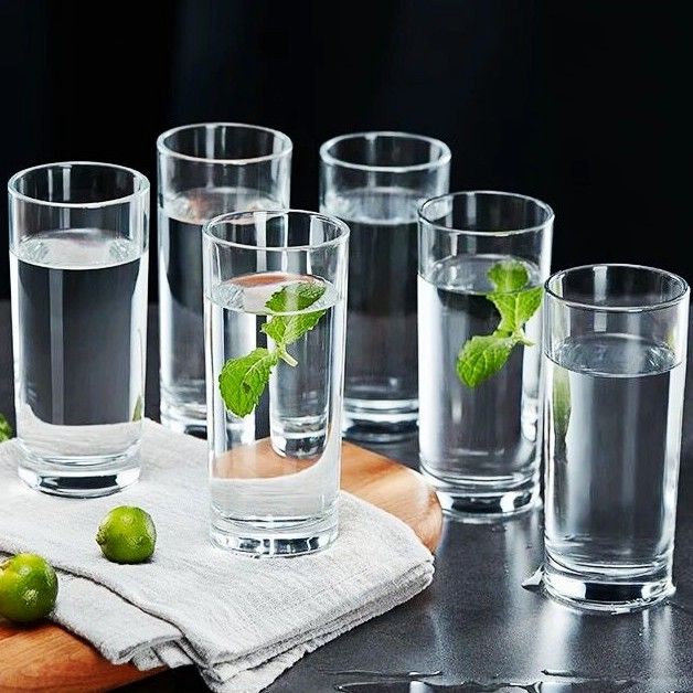 Glass Anise Water Mug 6 Only Suit Colored Home Green Apple Fresh Heat Resistant Female Cute Minima Tea Cup