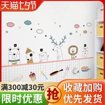 Door stickers self-adhesive bedroom princess net celebrity childrens room layout decoration door stickers wall stickers Wallpaper warm