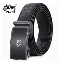 French classic car mens belt pure first layer cowhide youth automatic buckle belt Leather trousers denim casual pants belt