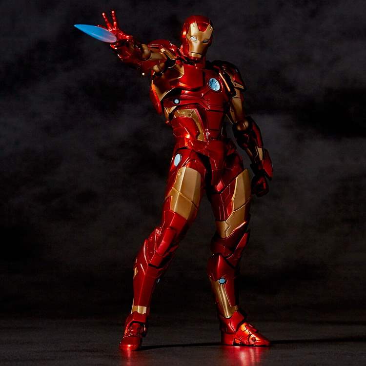 Yamaguchi Marvel Avengers Iron Man mk37 máu mặt chiến đấu với mẫu búp bê bọc thép 1 - Gundam / Mech Model / Robot / Transformers 	mô hình gundam kamiki