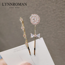 Cute girl hairclip lollipop rhinestone bangs clip clip clip top clip Net red clip