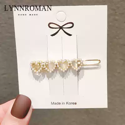 Korean trumpet hairclip sweet girl love frog buckle seaside Chuck hairclip hairclip