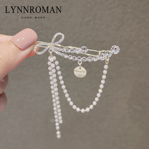 South Koreas new fairy gas girl tassel hairclip female forest banging clip side clip hairpin Net Red Frog buckle clip