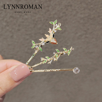 Clip headdress Korean Mori deer hairclip girl banghai clip side clip handmade oil drop word clip top clip Net Red