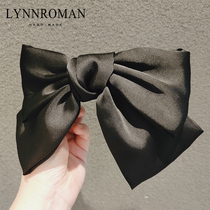 Retro temperament large bow hairclip back of the head sweet girl top clip side bangs hair card headgear clip