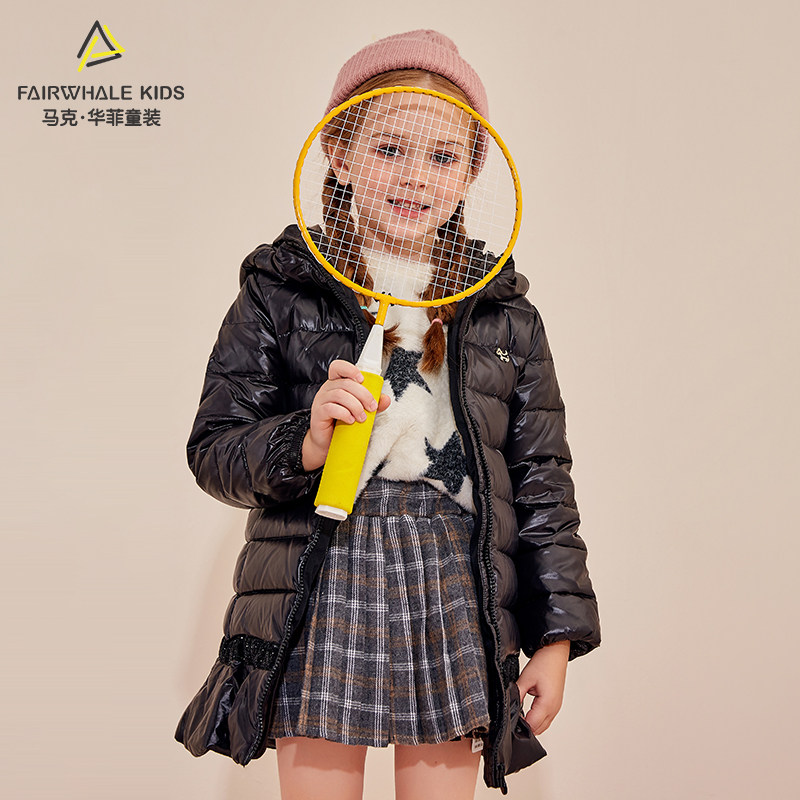 Mark Fairwhale 马克华菲 中长款女童羽绒服 天猫优惠券折后￥219包邮（￥369-150）110~160码多色可选