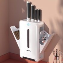Intelligent disinfection chopstick tube knife shelf Household UV storage box Spoon Wall-mounted kitchen dryer