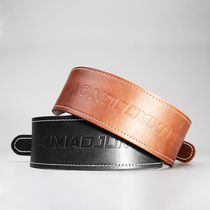LUXIAOJUN Lv Xiaojun Double-head layer cowhide squat exercise training weightlifting strength lifting fitness belt New product