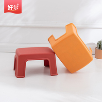 Plastic small stools Home Childrens stools thickened creative cute baby foot stools bench bench non-slip