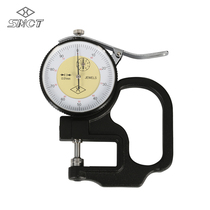 Mechanical thickness gauge 0-10mm thickness gauge thickness gauge gauge leather gauge pointer film cloth thickness gauge