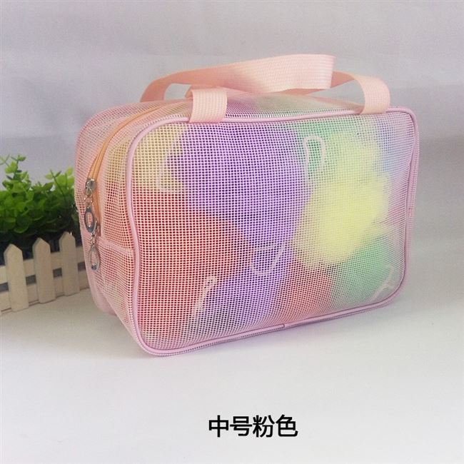 Giặt túi, tắm, lưới, túi tắm cầm tay, không thấm nước, đồ tắm, túi, túi tắm, cầm tay - Rửa sạch / Chăm sóc vật tư túi đựng mỹ phẩm du lịch