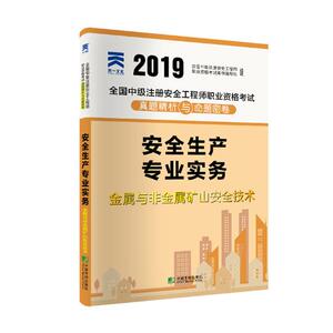 正版 2019全国中级注册安全工程师职业资格考试真题精析与命题密卷:安全生产专业实务:金属与非金属 张美香 安全管理书籍