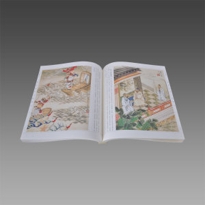 彩绘全本三国演义1函1册古本线装 金协中绘 工笔重彩绘画艺术美术书籍名著彩绘本连环画册畅销书籍 国家图书馆书店正版图书