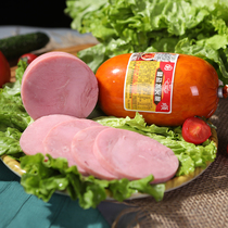 Guoshun salted ham about 500g root sliced lean meat Pure pork round ham sandwich Tianjin specialty