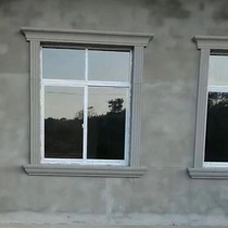 Foam EPS window cover foam ceramic line villa exterior wall decorative strip round window frame wrapped window frame European style