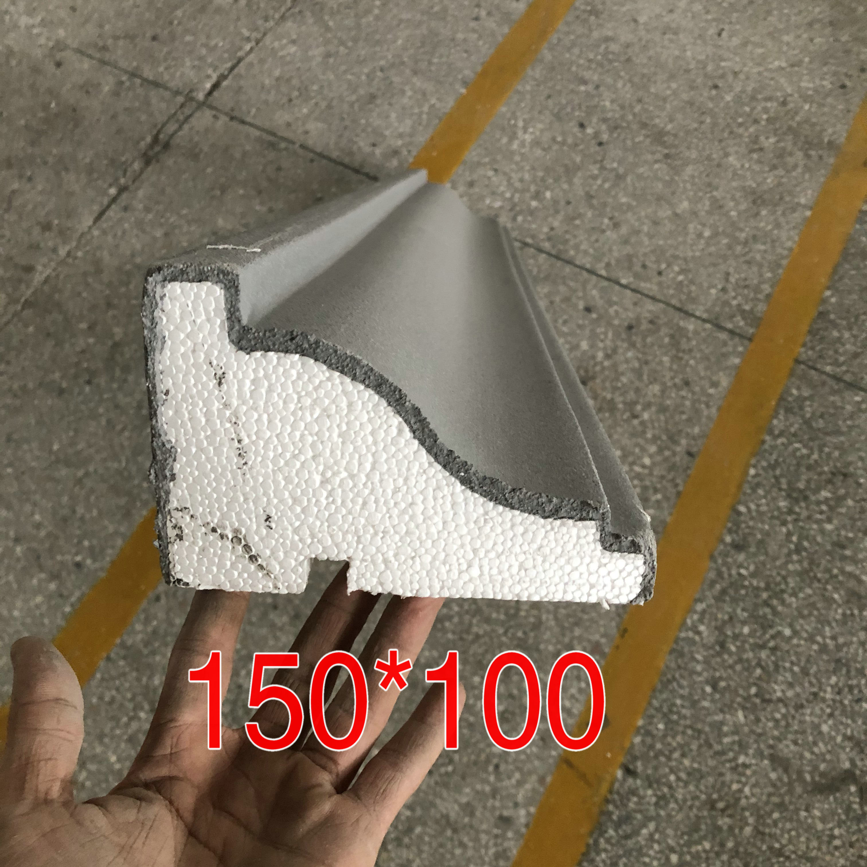 Customised Chinese Eps Foam Line Exterior Wall Trim Components Eurostyle Window Sill Sideline Window Frame Factory Direct