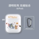 Airpods1/2 поколение [Angry Jerry Rat] Прозрачная защитная крышка+крючок доставки