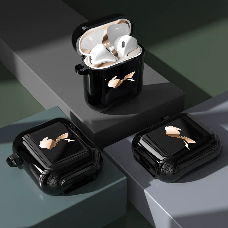 Суперзащита чехол для AirPods AirPodSpro чехол для Apple наушников чехол AirPods2 беспроводной Bluetooth iPhone третий - поколение Pikachu iPods корпус креатив Tide мужской Airpod3 коробка второй чехол Pro
