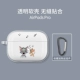 Airpods Pro [кошка и мышь слушают песни] Прозрачная защитная обложка+крючок доставки