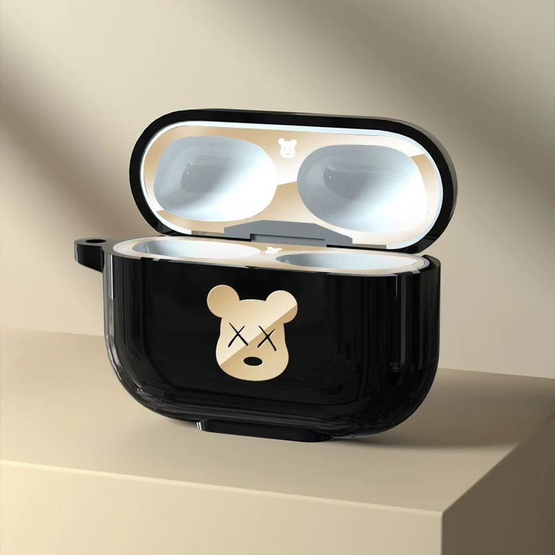 Суперзащита чехол для AirPods AirPodSpro чехол для Apple наушников чехол AirPods2 беспроводной Bluetooth iPhone третий - поколение Pikachu iPods корпус креатив Tide мужской Airpod3 коробка второй чехол Pro