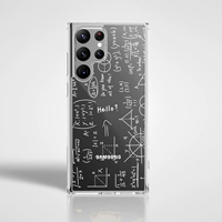 Натуральный стеклянный защитный чехол для обучения математике