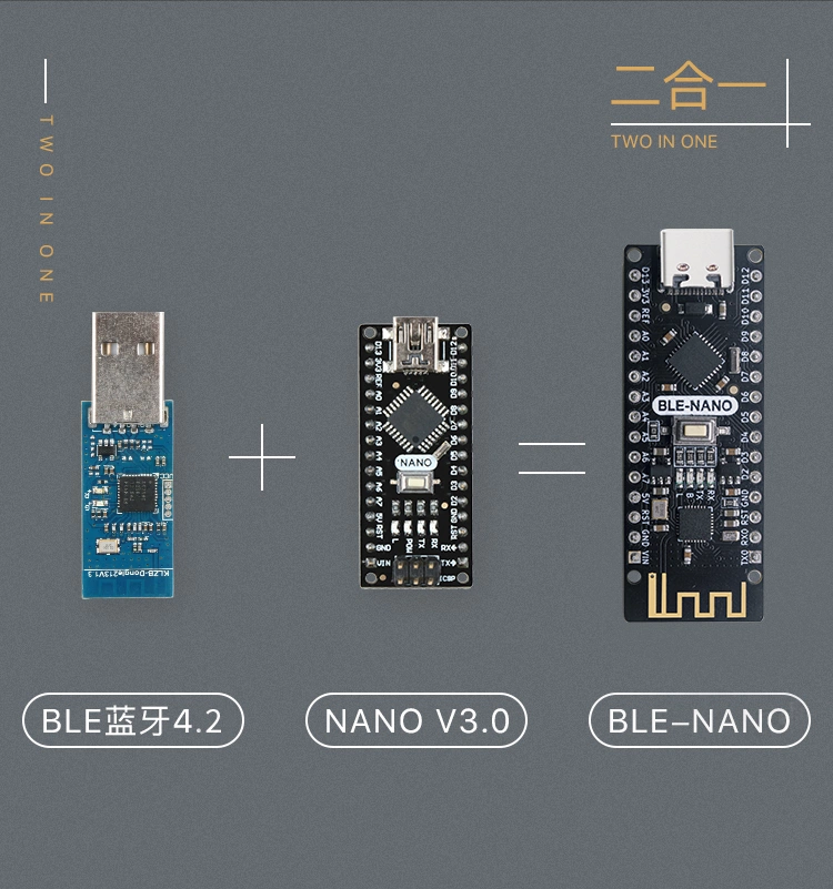 Thích hợp cho phiên bản nâng cấp Arduino Nano/Bo mạch chủ CC2540 BLE Bluetooth 4.2/Ble-Nano tích hợp