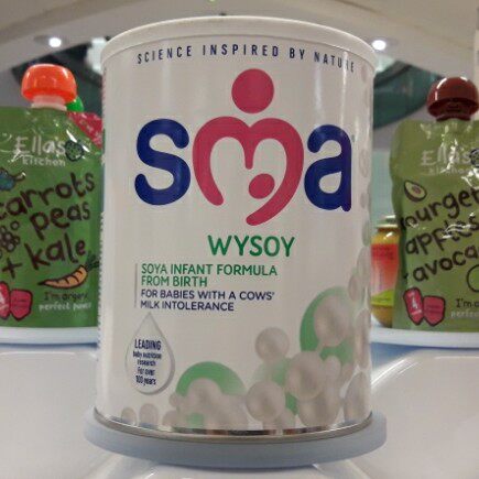 UK wyth wheeher SMA Wysoy baby bean milk powder baby vegetarian no milk formula 800g barrel pack canned