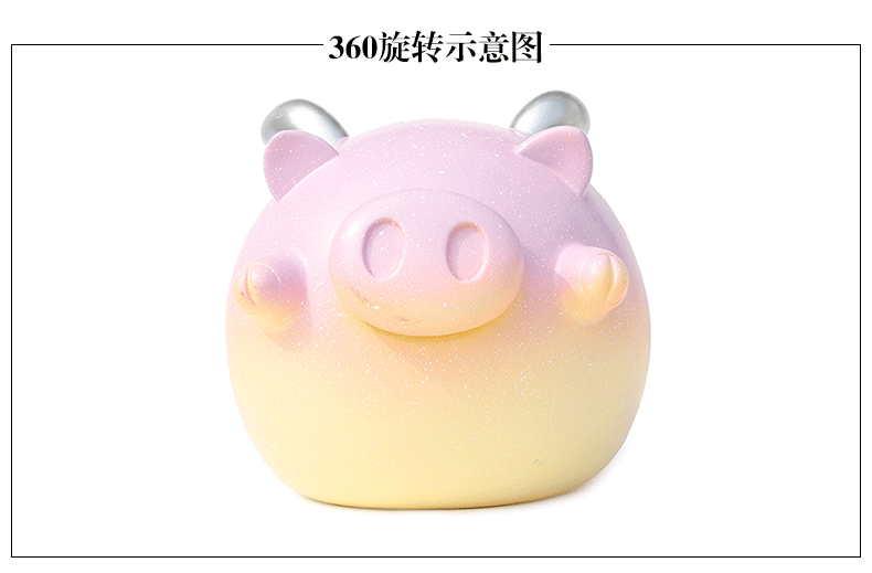 Vosarea Coin Bank,Adorable Pig Shaped Coin Bank Money Box Piggy Bank Saving Pot Birthday Gift Size L