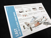 NASA space shuttle carrier 747 carrier aircraft structure diagram wall chart poster decorative painting