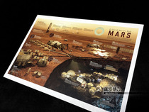 NASA Mars Mars Space Space Migration Mars Program Base Poster Decorative Painting