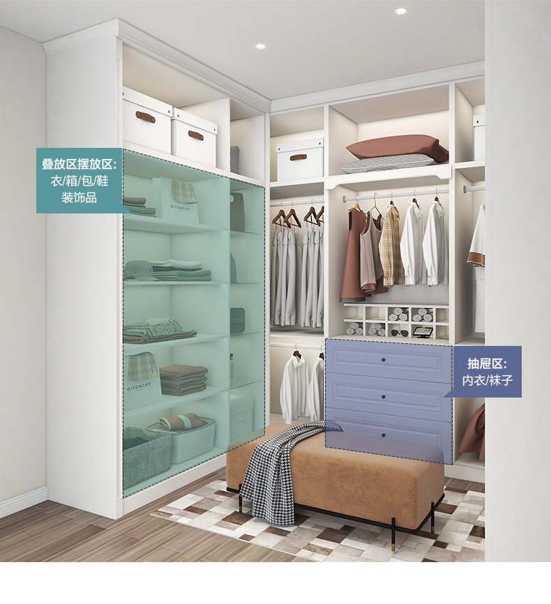 Полностью друг полностью Комната сделанный на заказ U шрифт Ходить в пальто между джейн европа ветровка шкаф сделанный на заказ Главная спальня украшение мебель 