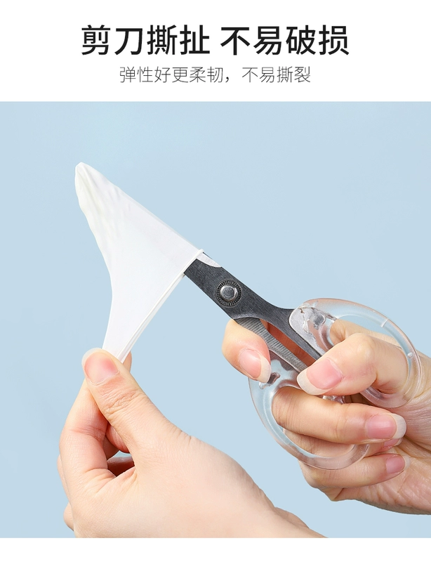 Thẩm Mỹ Viện Dùng Một Lần Bộ Ngón Tay Cao Su Hoa Văn Thêu Màu Chất Liệu Thêu Lông Mày Cao Su Bộ Ngón Tay Bảo Vệ Chống Trơn Trượt Chống Mài Mòn Dày