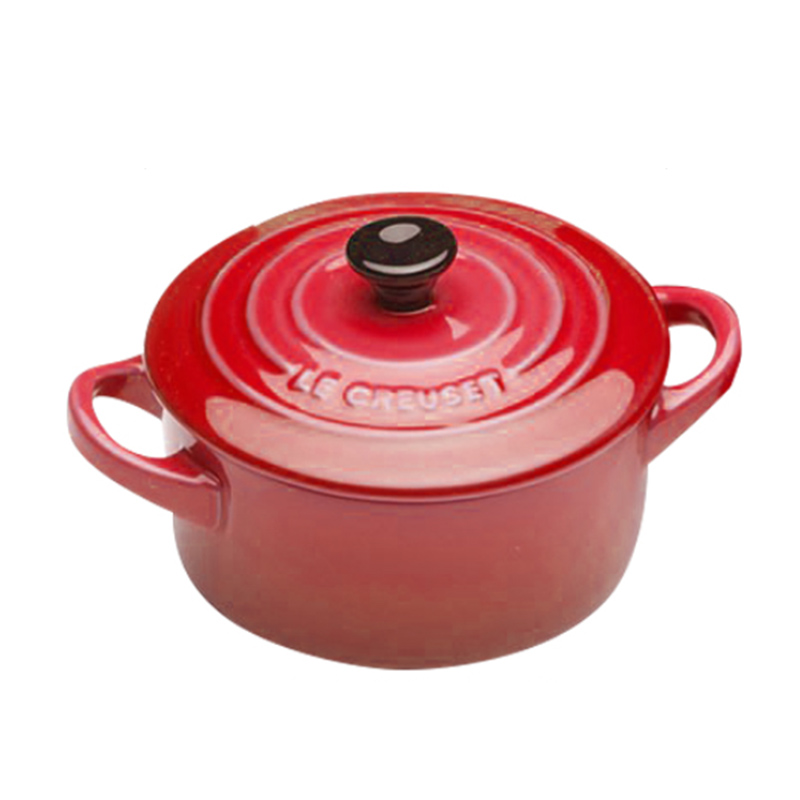 Le Creuset/cool color Germany import stoneware for roasted red as cans multi - purpose pot 4 is 250 ml