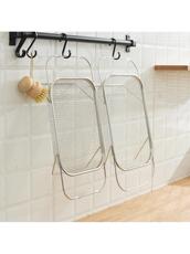 Раковина полка 304不锈钢沥水篮可伸缩水槽置物架洗碗池洗菜盆碗碟收纳食品级