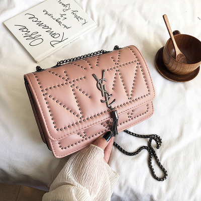 ysl菱格链条包小香风单肩包斜跨包女包