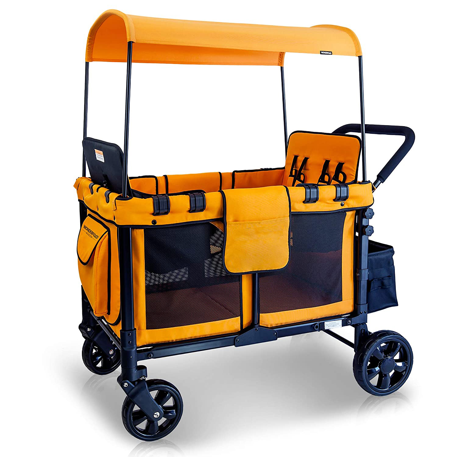 Kindergarten to preschool education institutions, four children, six children, outdoor children, multi-person camp, sightseeing car, baby trolley