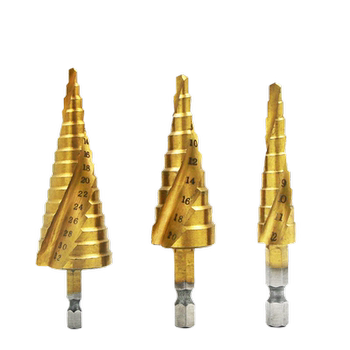 Hexagonal handle aluminum plate plastic hole drill bit