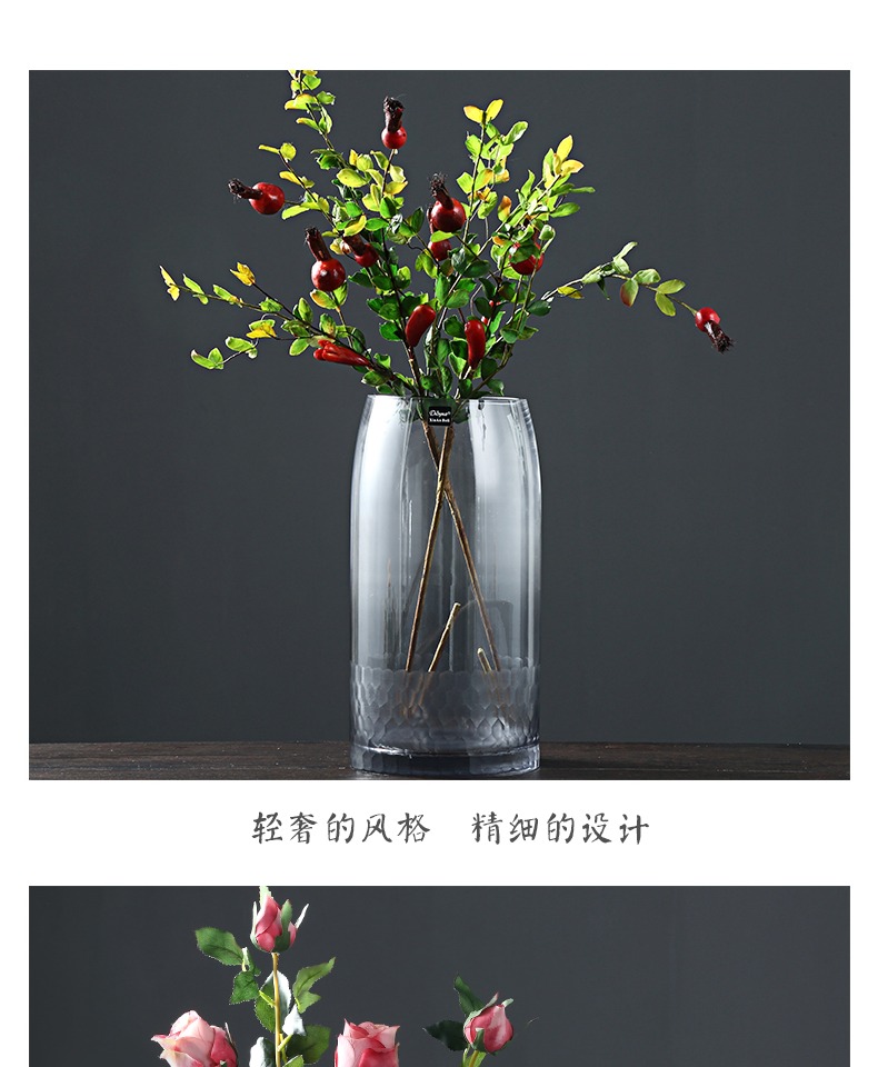 Bắc Âu sáng tạo sang trọng thủy tinh bình hoa thủy canh gradient thủ công bình hoa phòng khách cắm hoa trang trí trang trí - Vase / Bồn hoa & Kệ mẫu bình cắm hoa đẹp