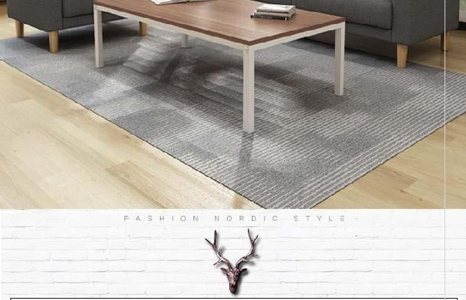 Cafe combination studio office business reception sofa cloth art sofa tea table 1.7 meters long European household