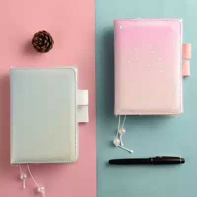 Net Red Hand account book A5A6 twelve constellation girl heart hand book set simple ins style notebook this girl cute maca color fairy original tremble sound same magnetic buckle book