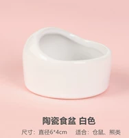 Керамическая миска для еды белая
