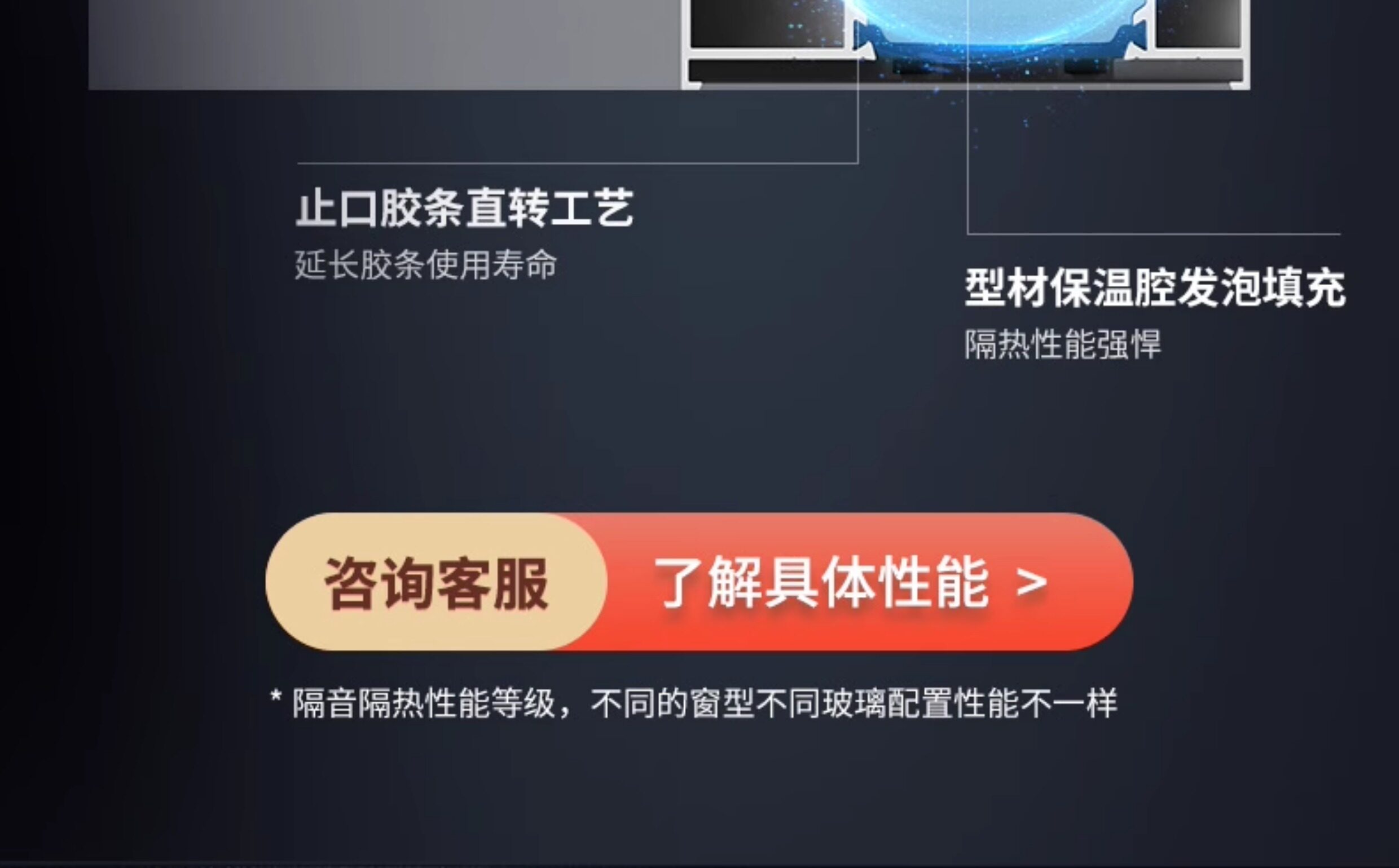 Оконные системы  皇派门窗 安纳西105双内开窗 隔音落地窗户定制 断桥铝门窗封阳台