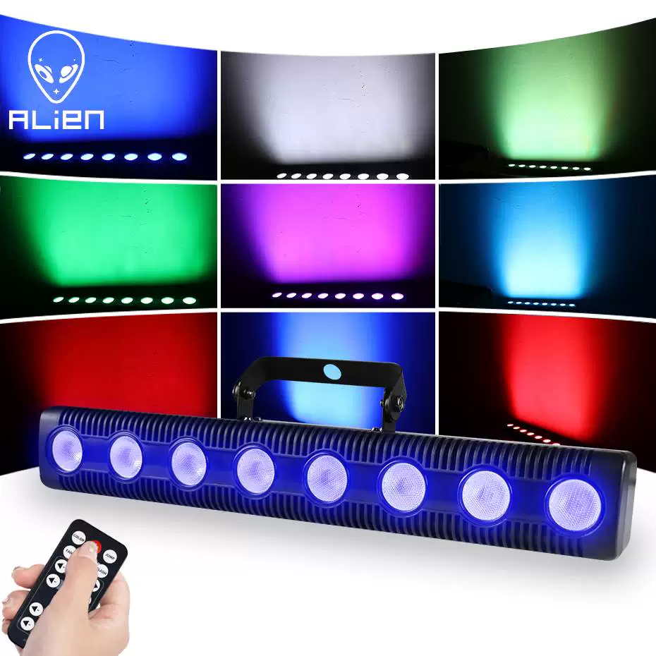 Инопланетянка 8 светодиодов RGBW 4в1 DMX WALL WASH ЛАМПА DJ Disco Вечеринка Сцена