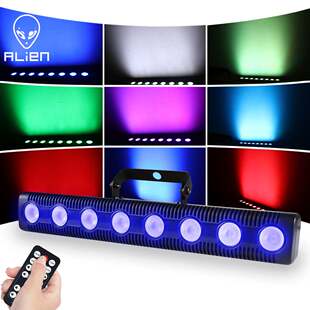 Инопланетянка 8 светодиодов RGBW 4в1 DMX WALL WASH ЛАМПА DJ Disco Вечеринка Сцена
