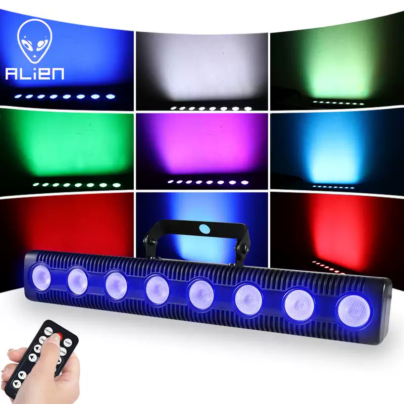 Инопланетянка 8 светодиодов RGBW 4в1 DMX WALL WASH ЛАМПА DJ Disco Вечеринка Сцена