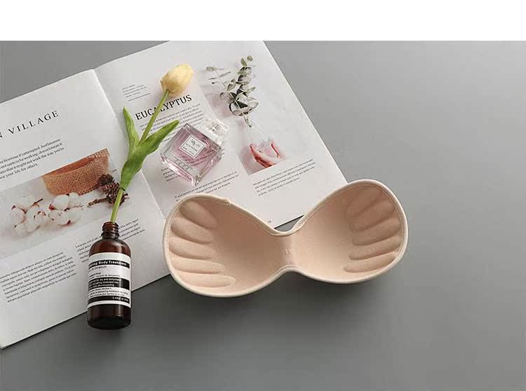 Ngực pad nữ một mảnh bọc ngực chèn đồ lót ống trên cùng làm đẹp trở lại phong trào tập hợp ngực nhỏ dày trên miếng bọt biển - Minh họa / Falsies đệm ngực silicone