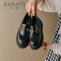 JOVKATTIs thick - soled horse buckle Lefu shoes in spring 2023