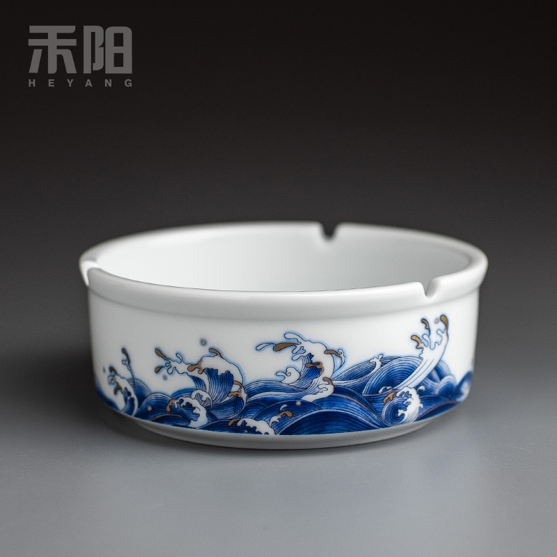 Send Yang mare undarum pentium ashtray large Chinese style restoring ancient ways individuality creative ceramic ashtray home sitting room office