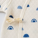 Удерживающий тепло комбинезон для новорожденных для младенца, демисезонное боди подходит для мужчин и женщин для девочек, термобелье, увеличенная толщина