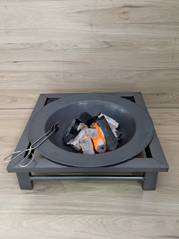 Cast-iron pan old baking fire stove wood-fired traditional charcoal charcoal baking fire basin heating stove rural home winter indoor-Taobao